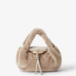 FENDI Spy Small Beige shearling bag